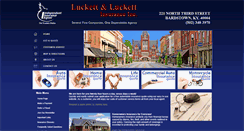 Desktop Screenshot of luckettinsurance.com