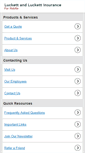 Mobile Screenshot of luckettinsurance.com